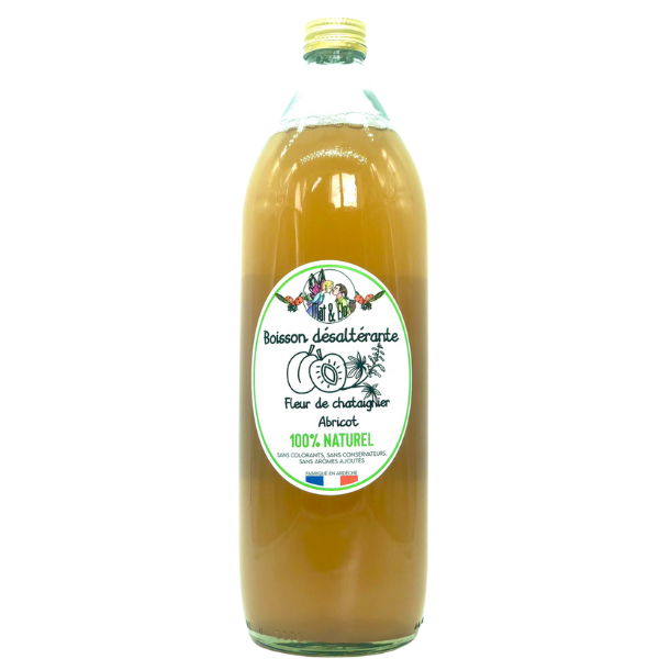 Boisson Fleur de châtaignier et abricot 100 Naturel 1L consigne