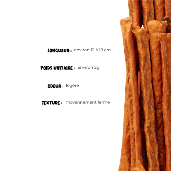 Bâtonnets de canard 100g